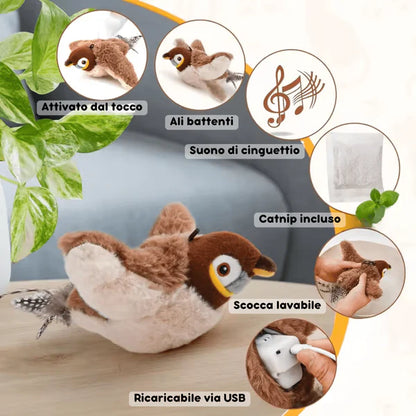 Flappy Bird 2.0 Interaktywna zabawka dla kotów