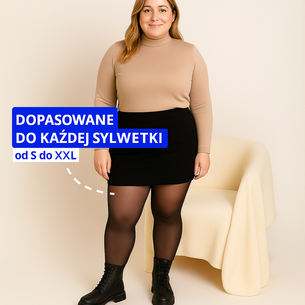 Rajstopy polarowe o efekcie transparentnym MUNARI